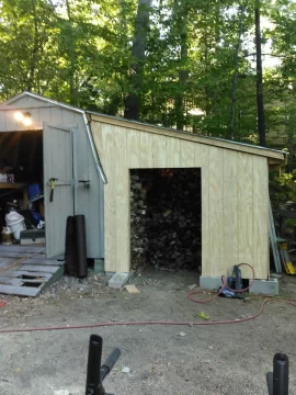 [Hearth.com] Woodshed done.. just in time