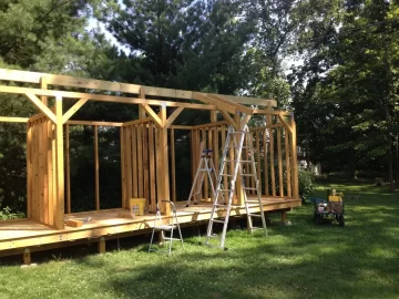 [Hearth.com] Firewood shed, my summer Project. "Woodstock"