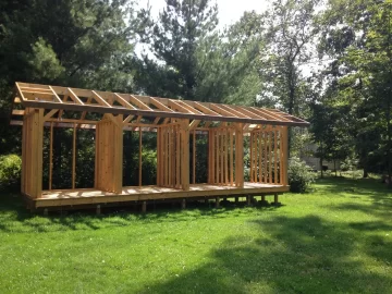 [Hearth.com] Firewood shed, my summer Project. "Woodstock"