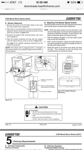 [Hearth.com] adding blower fan to my quadrafire 3100?