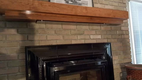 [Hearth.com] Stainless Steel heat shield for Mantel