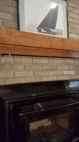 [Hearth.com] Stainless Steel heat shield for Mantel