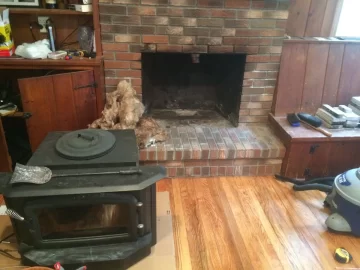 [Hearth.com] Block-off and firebox Roxul n Durock install