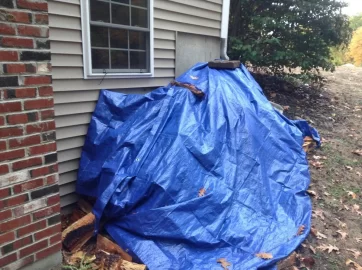 [Hearth.com] Wood Piled Against House