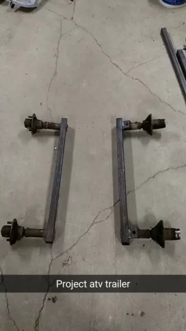 [Hearth.com] ATV Walking Axle Homemade Trailer "COD Haula"