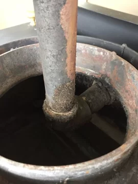 [Hearth.com] Strange 1" pipe coming up into stovepipe