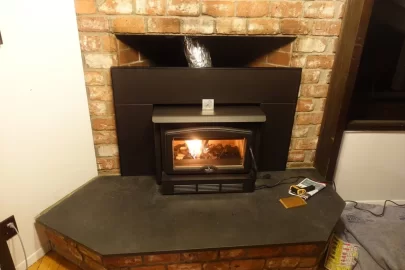 [Hearth.com] How far can a fireplace insert stick out?