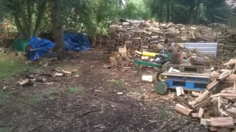 [Hearth.com] Moving house - had to move a lot of firewood.