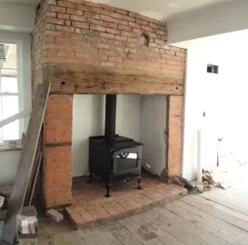 [Hearth.com] New Stove in Old Walk-In Fireplace - Please help!