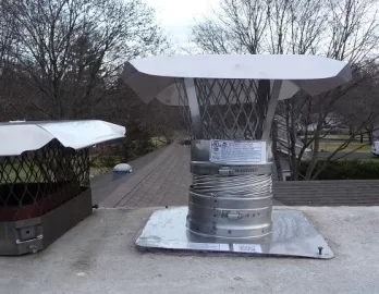 [Hearth.com] Chimney liner install - done!