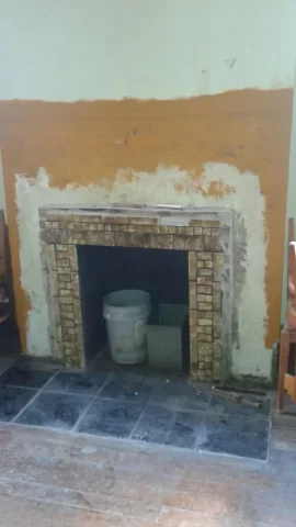 [Hearth.com] Updated: Newbie and Drafty Old House - Jotul Oslo and Fireplace Surround and Hearth Build