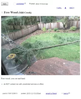 [Hearth.com] Craigslist laugh of the day.....