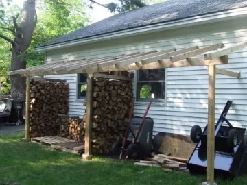 [Hearth.com] Pic's of new wood shed