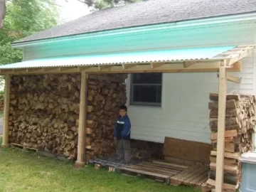 [Hearth.com] Pic's of new wood shed