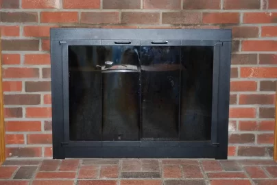 [Hearth.com] Stinky wood burning fireplace and husband wants to install doors himself?!?!