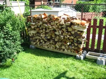 [Hearth.com] How far appart to support 2x4 underwood pile