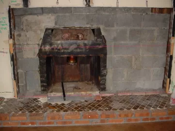 [Hearth.com] Fireplace Facade Teardown (Metal Heatlolater Type) and Re-Build-Need Advice on this and More