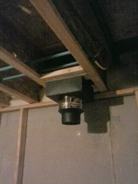 [Hearth.com] 8 inch pipe and chimney installation for basement stove