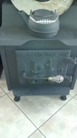 [Hearth.com] Help identifying wood stove in order to get cleared by inspector. Also, ideas to move stove forward