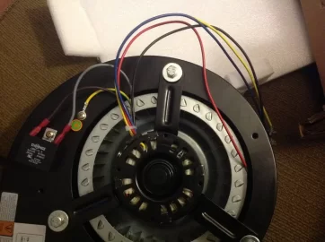 [Hearth.com] Wiring a new distribution motor for an Accentra