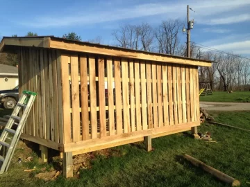 [Hearth.com] Firewood shed, my summer Project. "Woodstock"