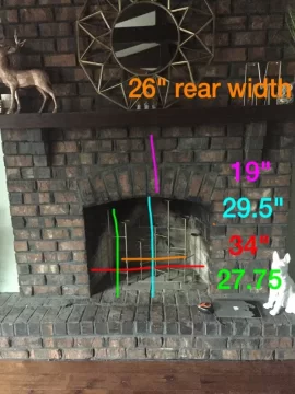 [Hearth.com] Wood stove inside fireplace