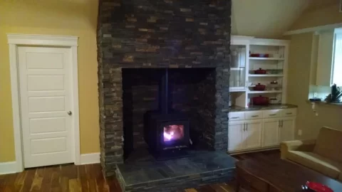 [Hearth.com] Height to make hearth for wood stove?