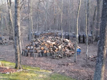 [Hearth.com] Any guess-timates on how many cords in this pile??