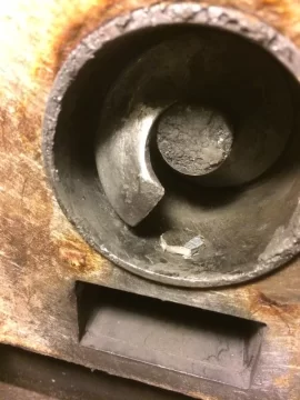 [Hearth.com] Harman auger tube burn hole repair