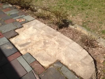 [Hearth.com] Help Repairing / Redoing Slate Patio and Walkway