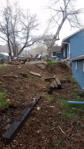 [Hearth.com] Boulder Retaining Wall Project