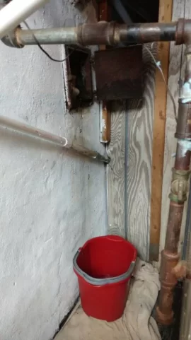 [Hearth.com] Water leaking in through cleanout door.