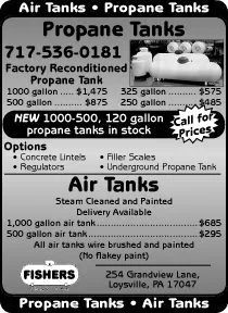 [Hearth.com] Used Propane Tank Supplier (PA)