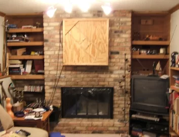 [Hearth.com] Removing brick fireplace--DIY or hire a pro