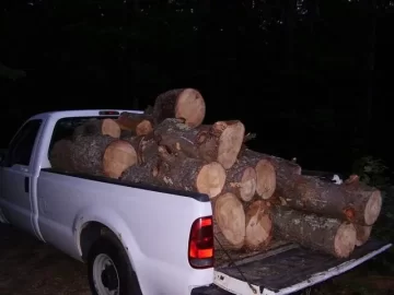 [Hearth.com] After work load of wood.