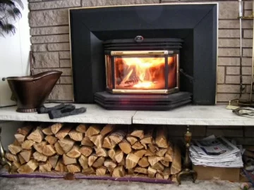 [Hearth.com] Wood Next to Fire