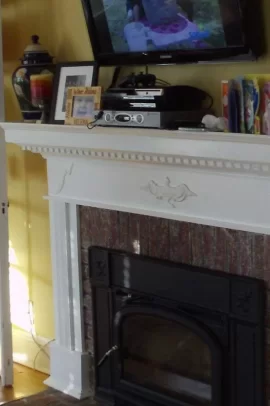 [Hearth.com] Mounting LCD TV above mantel with wood insert