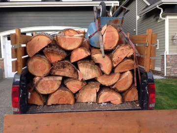 [Hearth.com] We all like pics, another doug fir load from an urban lot.