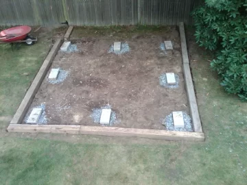 [Hearth.com] Cement slab for shed