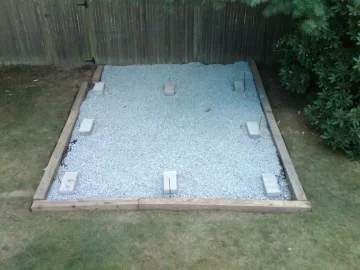 [Hearth.com] Cement slab for shed