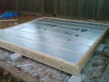 [Hearth.com] Cement slab for shed