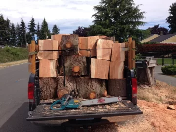 [Hearth.com] We all like pics, another doug fir load from an urban lot.