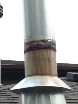 [Hearth.com] Simpson Dura-Vent Galvanized pipe - Rusting from the inside - See Pics