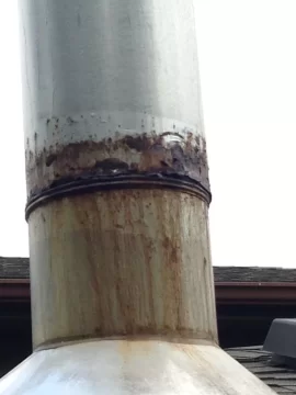 [Hearth.com] Simpson Dura-Vent Galvanized pipe - Rusting from the inside - See Pics