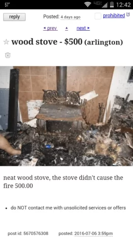 [Hearth.com] Craigslist laugh of the day.....