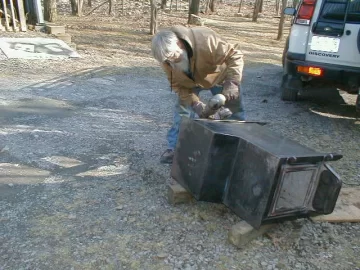 [Hearth.com] Doing rapid pace resto on a $190.00 Grandma Bear,question about surface pitting.