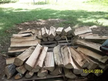 [Hearth.com] Stacks finished and Holz hausen beginning