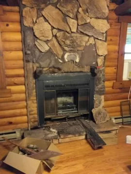 [Hearth.com] New log home... fireplace woes