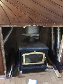 [Hearth.com] I just have to share this.......  wood stove install