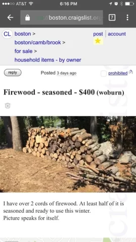 [Hearth.com] Craigslist laugh of the day.....